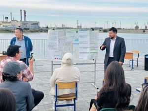 Евгений Григорьев обсудил ход реализации мастер-плана Якутска с жителями Губинского округа