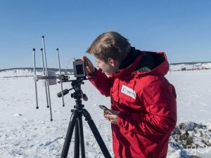 Школьники из Якутии и Гонконга запустили стратосферный спутник в селе Чапаево