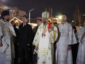 Пасха Христова: архиерейское богослужение в Преображенском соборе