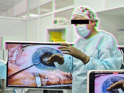 Глаз пациента как предвыборный реквизит: медик устроил шоу в операционной