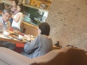 Сардана Авксентьева и Евгений Федоров вместе пообедали