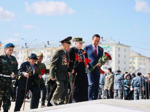 В Якутске отпраздновали 74-ю годовщину Великой Победы