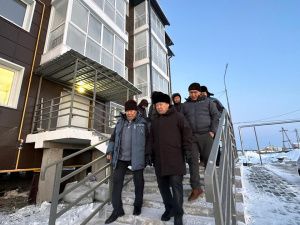 В Хангаласском районе строится 9 домов для переселенцев из аварийного жилья