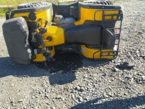 Водитель квадроцикла в результате ДТП попал в реанимацию