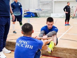 Сотрудники МЧС из Мирного взяли «бронзу» в играх силовиков