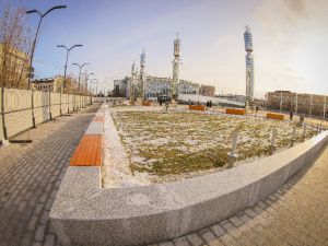 Реконструкция площади Ленина в Якутске почти завершена