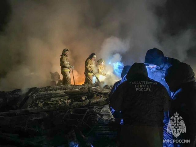 В селе Павловск Мегино-Кангаласского района на пожаре погиб мужчина и пострадала пожилая женщина