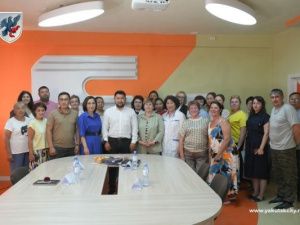 Евгений Григорьев встретился с коллективом Якутского хлебокомбината