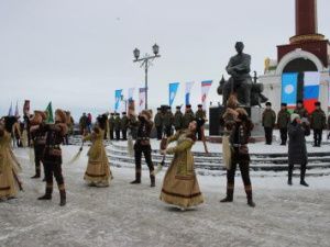 В Якутске прошел концерт-митинг в поддержку специальной военной операции