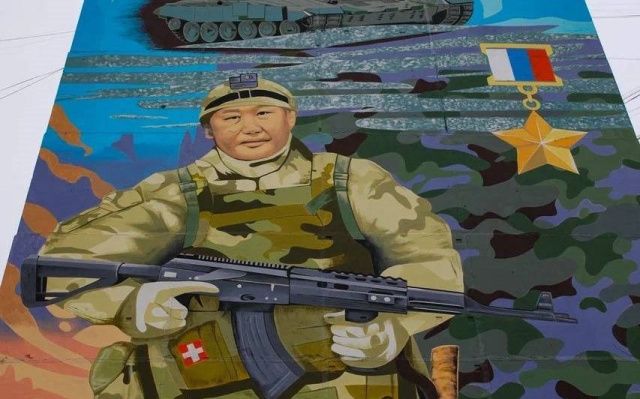 Новый мурал в Якутске посвящен героям СВО