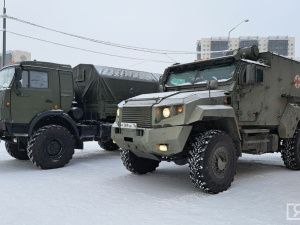 Министерство обороны России испытывает военную технику в экстремальных морозах Якутии