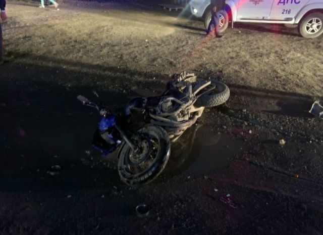 В Якутии 16-летний мотоциклист попал в ДТП