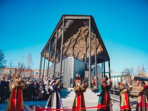 В Хангаласском районе Якутии открылся новый бульвар после благоустройства