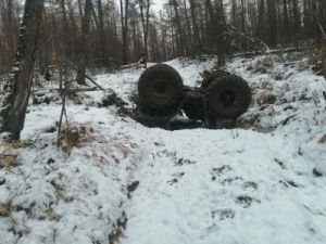 В Амгинском районе при опрокидывании квадроцикла погиб пассажир