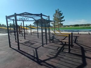 В Горном районе в рамках народной программы «Единой России» построена спортплощадка