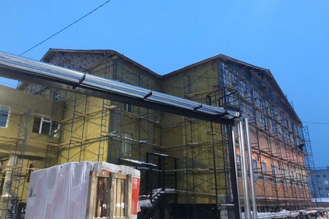 Строительство пристроя к школе № 26 Якутска вышло на завершающую стадию