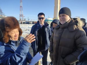 Кирилл Бычков проверил строительство социальных объектов в Верхоянском районе