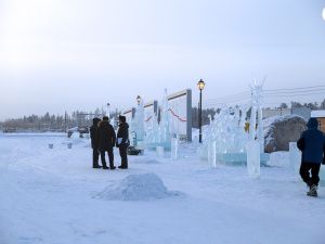 Названы победители конкурса ледовых скульптур «Новогодняя фантазия» на призы АК «Железные дороги Якутии»