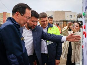 Масштабный ремонт дорог ведется в Гагаринском округе Якутска