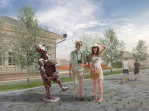 Скульптура «Настильщик чурочной мостовой» появится в Якутске