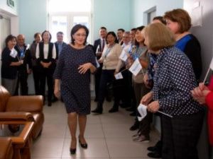 Коллектив аэропорта «Якутск» торжественно проводил Сардану Авксентьеву