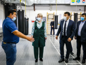 Ольга Балабкина проверила ход реализации федерального проекта «Спорт – норма жизни»