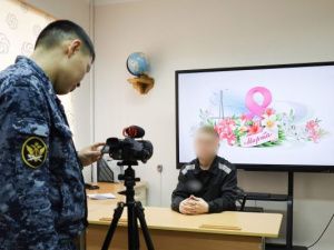 Осужденные поздравили своих близких с 8 марта