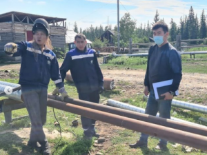 В селах Хангаласского улуса подключают частные дома к централизованному теплоснабжению
