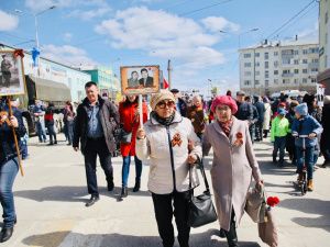 В акции «Бессмертный полк» в Якутске приняли участие 40 тысяч человек