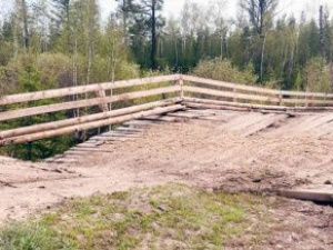 В Амгинском районе рухнул аварийный мост