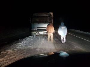 В Нерюнгринском районе спасли водителя, чья машина сломалась на 47-градусном морозе