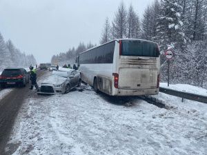 Смертельное ДТП произошло на федеральной дороге в Нерюнгринском районе Якутии
