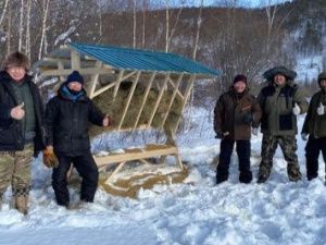 «Помоги детям природы» по установке кормушек