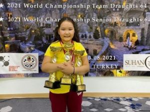 Восьмилетняя якутянка выиграла первенство мира по шашкам