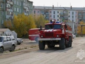 По улице Можайского в Якутске в течение часа произошли три возгорания
