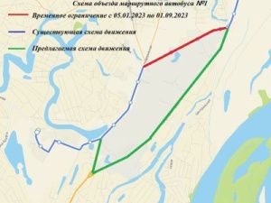 О временном ограничении движения транспорта по улице Чернышевского. Схемы объезда