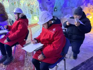 Географический диктант впервые написали на уникальной площадке «Царство вечной мерзлоты»