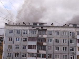 В Якутске ликвидирован пожар под многоквартирным домом