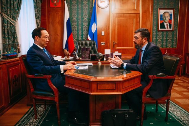 Глава Якутии поблагодарил Романа Щегельняка за поддержку семей мобилизованных