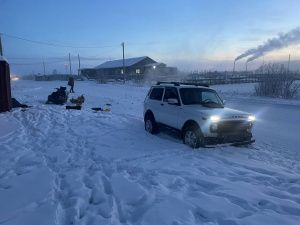 В Усть Янском районе Якутии в результате ДТП пострадал водитель снегохода