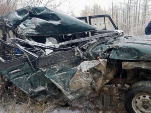 В Хангаласском районе Якутии произошло тройное ДТП