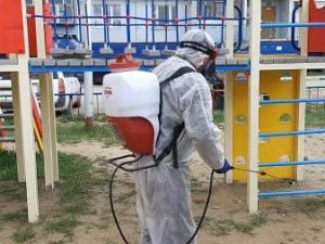 В Якутске продезинфицировали свыше 2 млн кв. метров общественных пространств