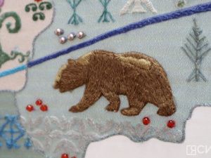 В Якутске открылась выставка вышитых карт и гербов