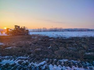 Остатки балагана и хозяйственные ямы обнаружили на месте строительства Ленского моста в Якутии