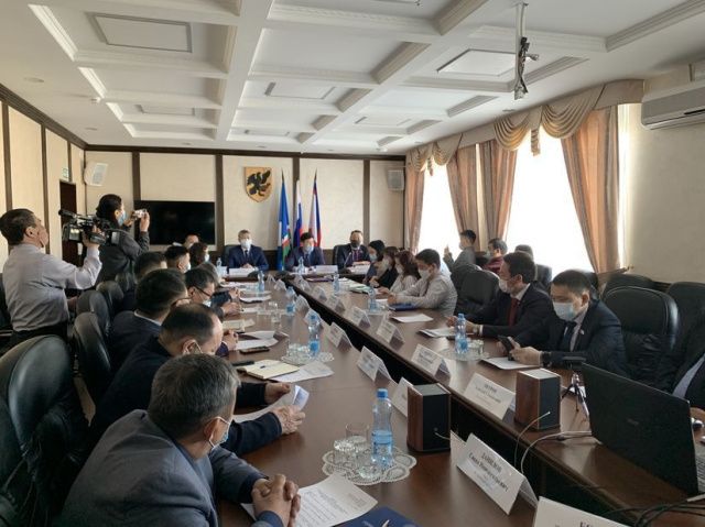 Встреча с делегацией Горного улуса