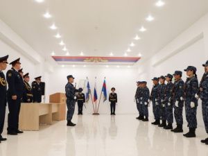 Сотрудники, поступившие на службу в уголовно-исполнительную систему, приняли Присягу