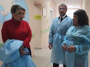 Ольга Балабкина: «Жители Алдана очень довольны проведённым капитальным ремонтом здания детской поликлиники»