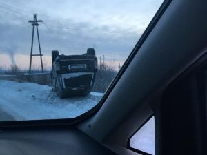 В Якутске перевернулся Land Rover Range Rover