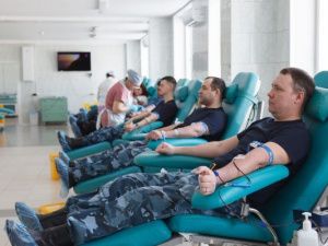 Сотрудники исправительной колонии стали донорами крови