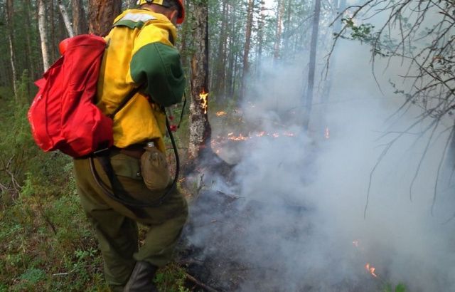 В Якутии борьбу с огнём в лесах ведут более 400 человек